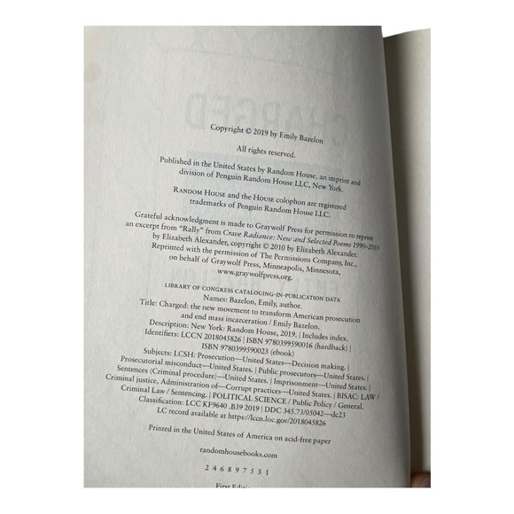 Charged by Emily Bazelon - Red Hardcover Book - Picture 4 of 6